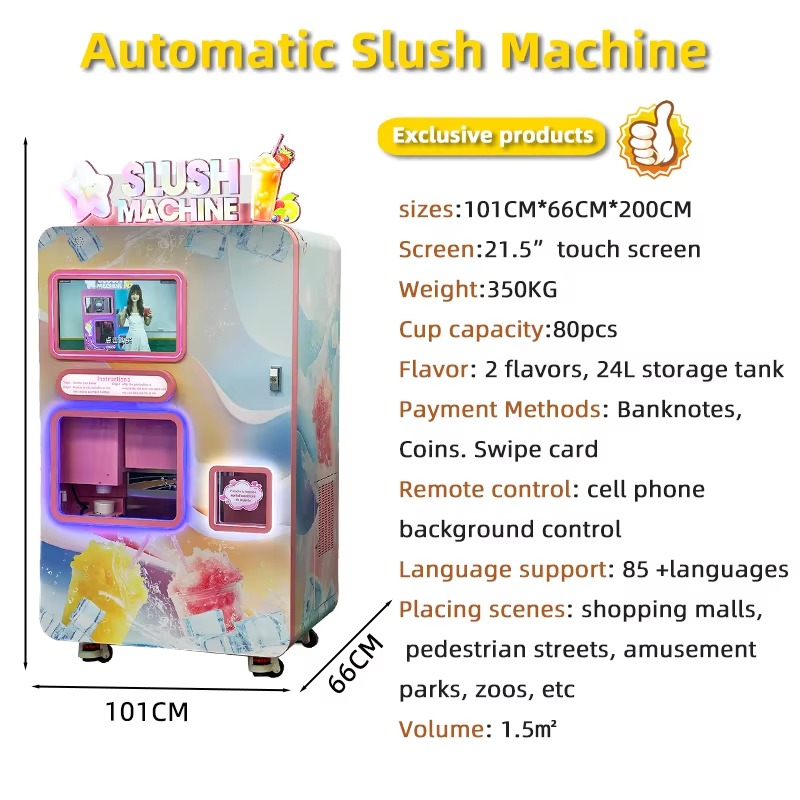 Adjustable Slushie Vending Mac - Slushie Machine Vending ulasan dan harga
