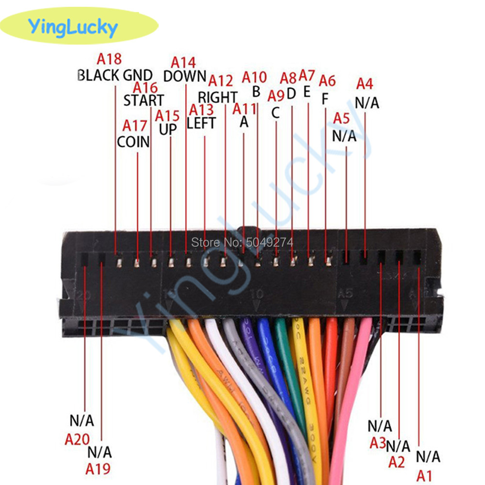 Arcade Cabinet 40-pin Wire Har - Boxing Machine Arcade ulasan dan harga