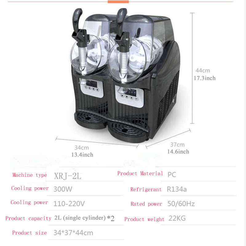 1/2 Jar Commercial Slushie Mac - Slushie Machine Vending ulasan dan harga