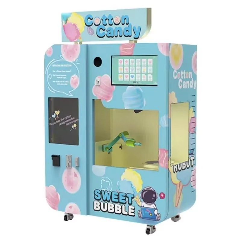 Fully Automatic Cotton Candy V - Candy Vending Machine ulasan dan harga