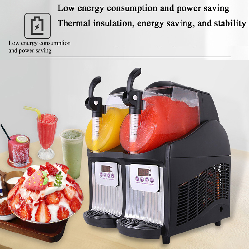 4L 2 Jar Commercial Slushie Ma - Slushie Machine Vending ulasan dan harga