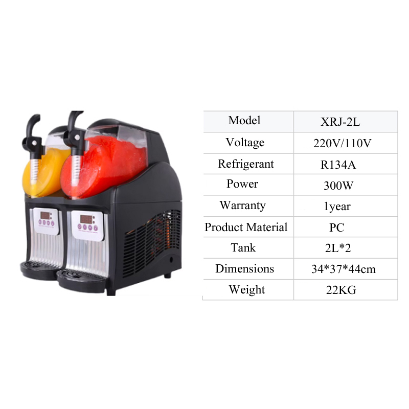 Slushy Machine,4L Double Cylin - Slushie Machine Vending ulasan dan harga