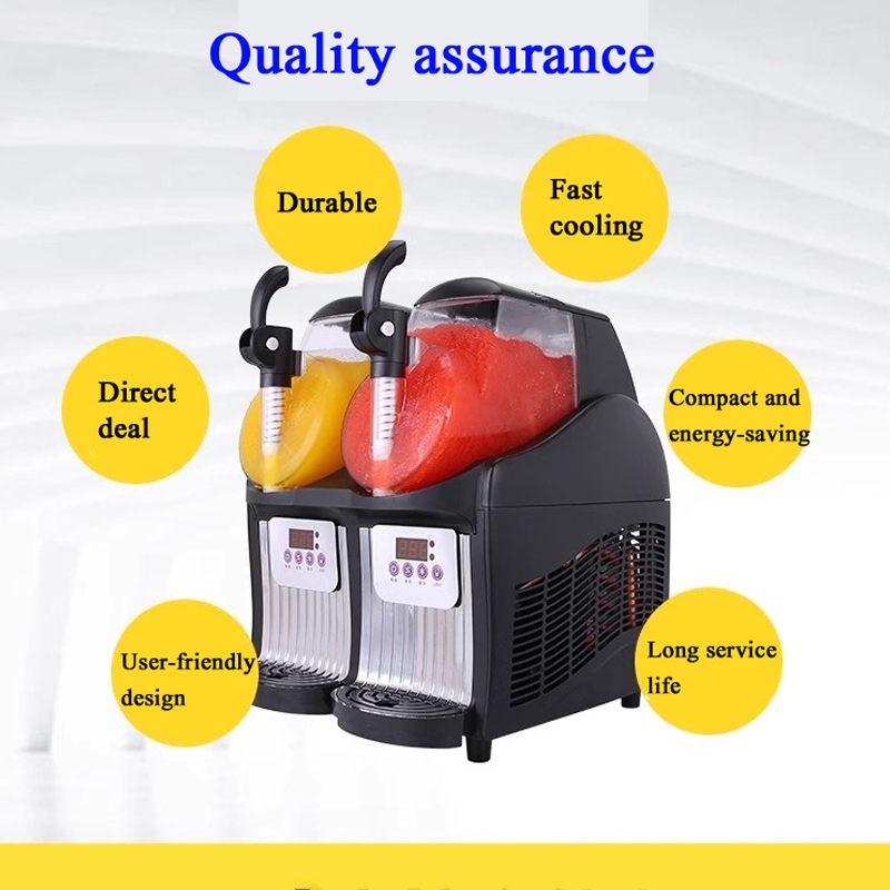 Slushy Machine,4L Double Cylin - Slushie Machine Vending ulasan dan harga