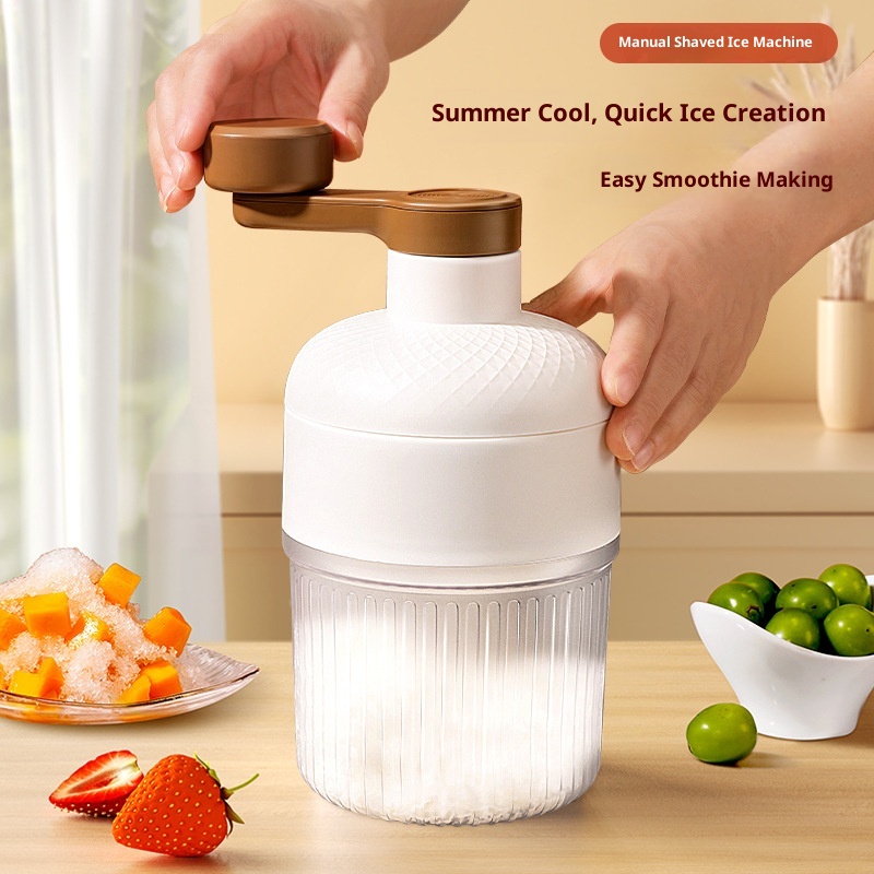 Portable Manual Shaved Ice Mak - Slushie Machine Vending ulasan dan harga