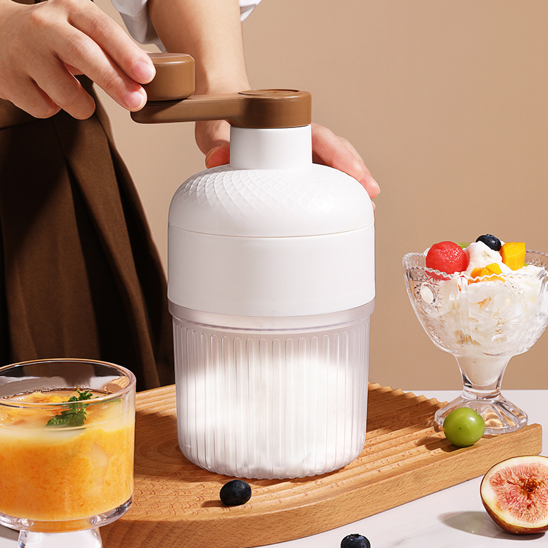 Portable Manual Shaved Ice Mak - Slushie Machine Vending ulasan dan harga