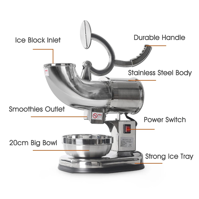 200W Ice Crusher Commercial Hi - Slushie Machine Vending ulasan dan harga