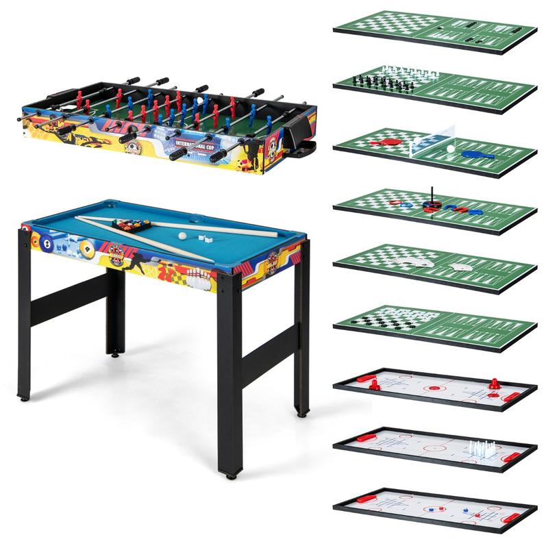 12-in-1 Combo Game Table Set w - Air Hockey Table ulasan dan harga