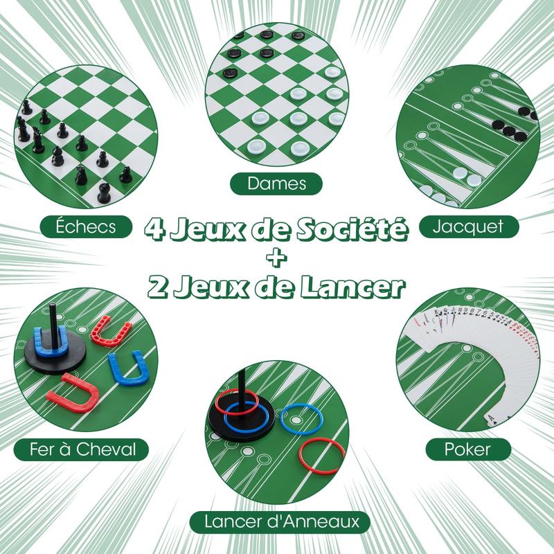 12-in-1 Combo Game Table Set w - Air Hockey Table ulasan dan harga