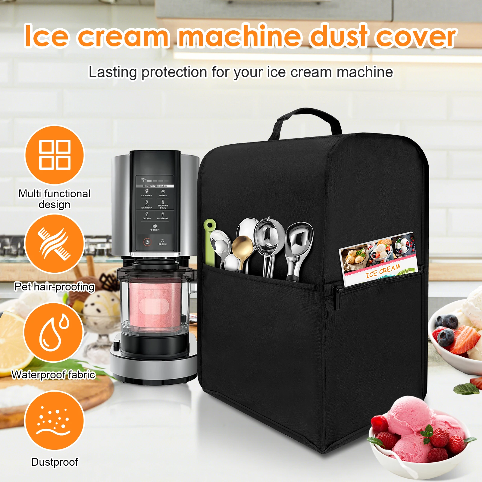 Waterproof Ice Cream Maker Pro - Slushie Machine Vending ulasan dan harga