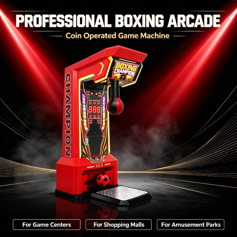 2‑in‑1 Coin Operated Boxing Ar - Boxing Machine Arcade ulasan dan harga